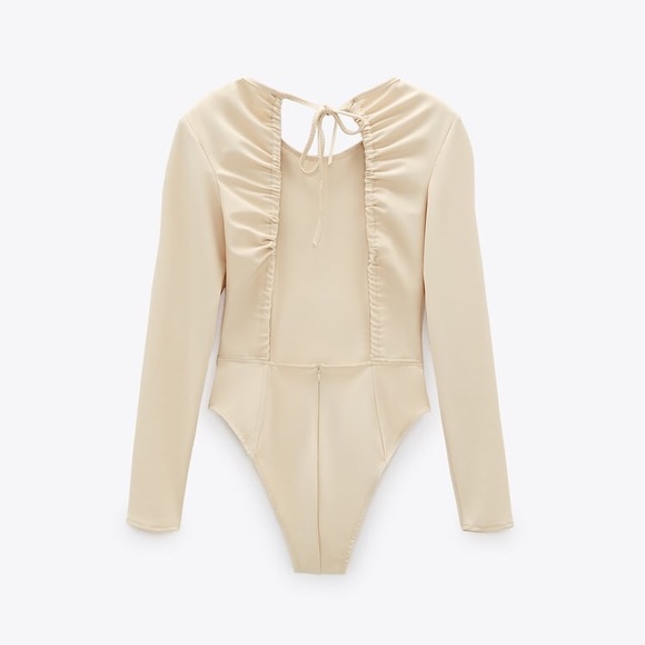 NWT Zara Neoprene Effect Bodysuit - Picture 5 of 7